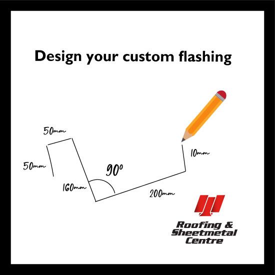 Picture of Design a Flashing - our custom flashing drawing tool.